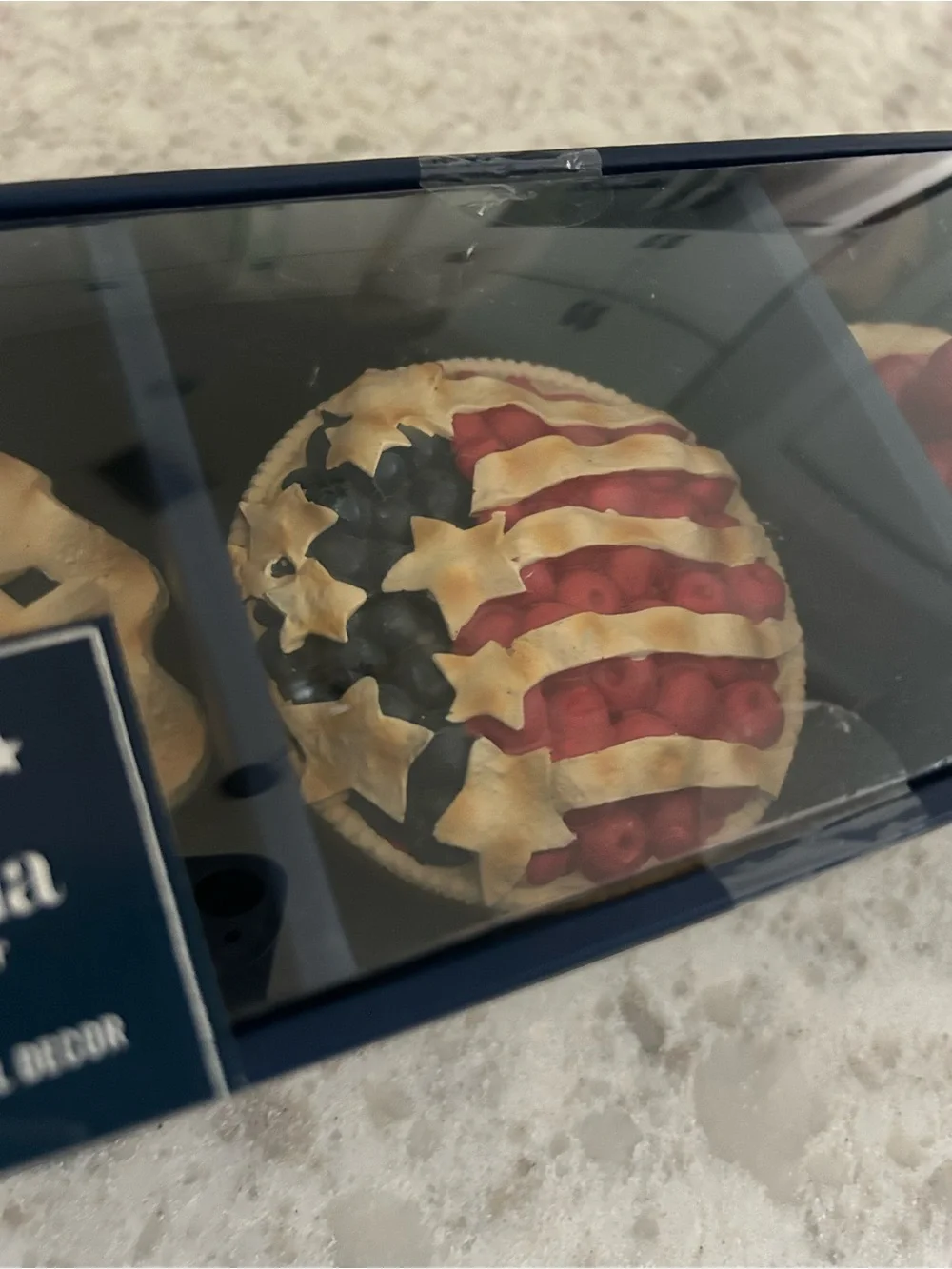 “New” Martha Stewart Patriotic Pie decor (set of 3)